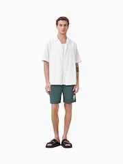 Зеленый - AllSaints Orlando Swim Shorts - Image 4 of 9