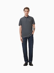 Серый - Рубашка поло с короткими рукавами Allsaints Reform - Image 2 of 6