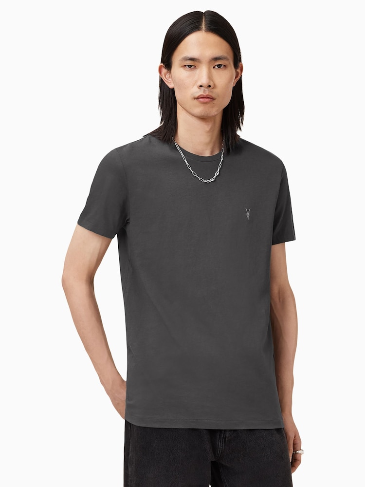Картер серый - Футболка с круглым вырезом и короткими рукавами Allsaints Tonic - Image 1 of 7 Картер серый - Футболка с круглым вырезом и короткими рукавами Allsaints Tonic - Image 1 of 7