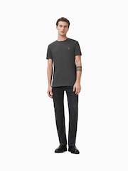 AllSaints Carter Grey Tonic Short Sleeve Crew T-Shirt - Image 3 of 5