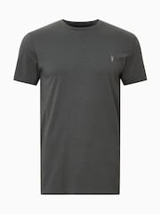 AllSaints Carter Grey Tonic Short Sleeve Crew T-Shirt - Image 5 of 5