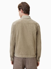 AllSaints Brown Rothwell Washed Jacket - Image 2 of 7
