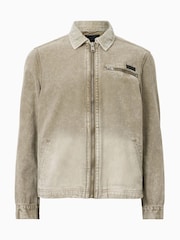 AllSaints Brown Rothwell Washed Jacket - Image 7 of 7