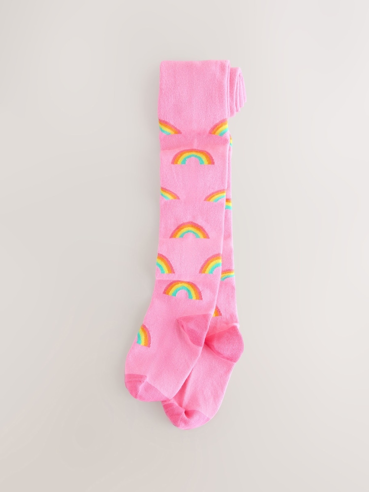 Little Bird by Jools Oliver Multi Pastel Rainbow Tights 3 Pack - Image 2 of 6