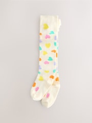 Little Bird by Jools Oliver Multi Pastel Rainbow Tights 3 Pack - Image 3 of 6