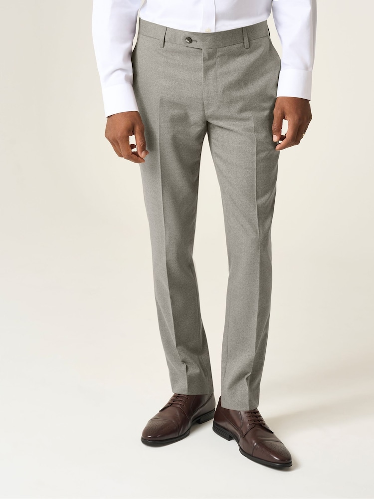 Skopes Tapered Fit Jodrell Tweed Effect Suit Trousers - Image 1 of 1