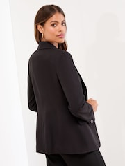 Lipsy Jet Black Relaxed Blazer - Image 2 of 4