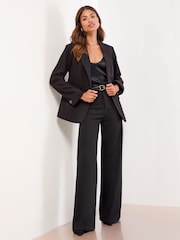 Lipsy Jet Black Relaxed Blazer - Image 3 of 4