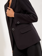 Lipsy Jet Black Relaxed Blazer - Image 4 of 4