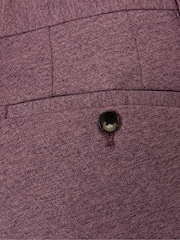Skopes Purple Tailored Fit Jodrell Tweed Effect Suit Trousers - Image 3 of 4