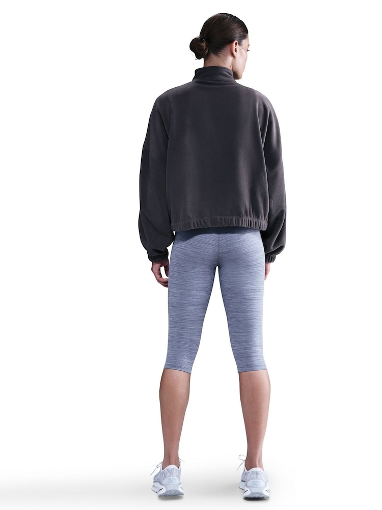 Nike Grey One Half Zip Polar Fleece - Image 2 of 5