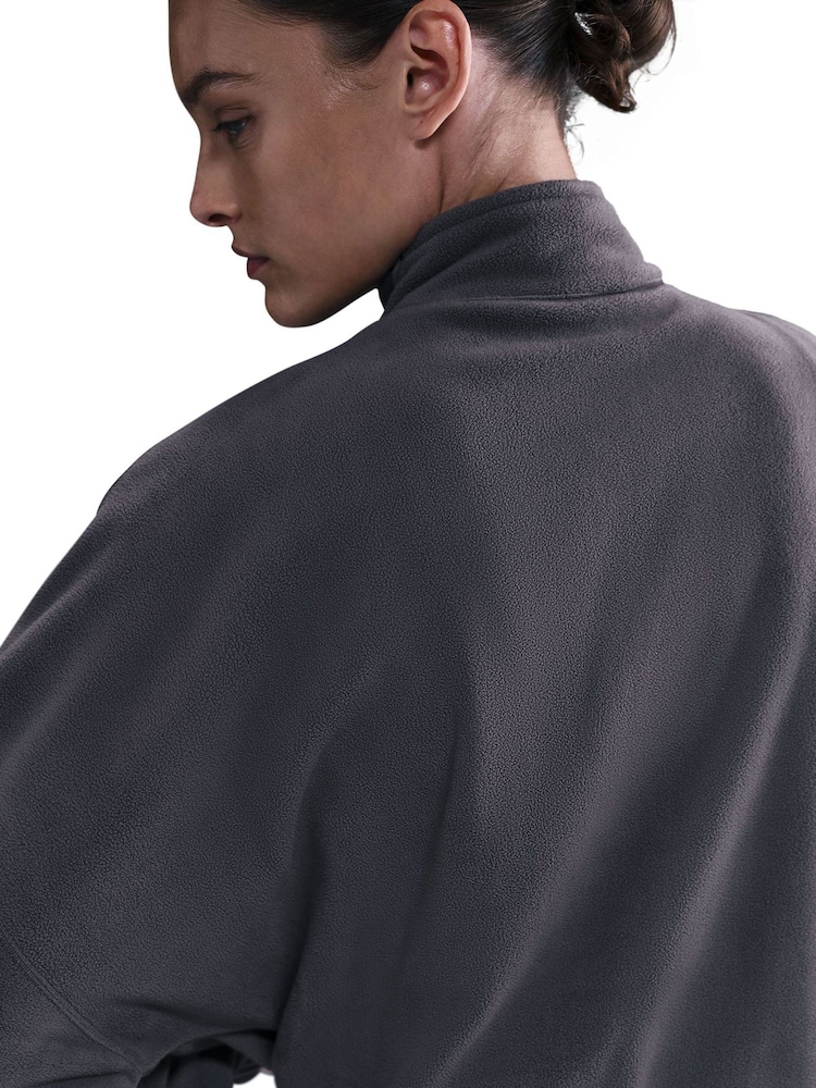 Nike Grey One Half Zip Polar Fleece - Image 5 of 5