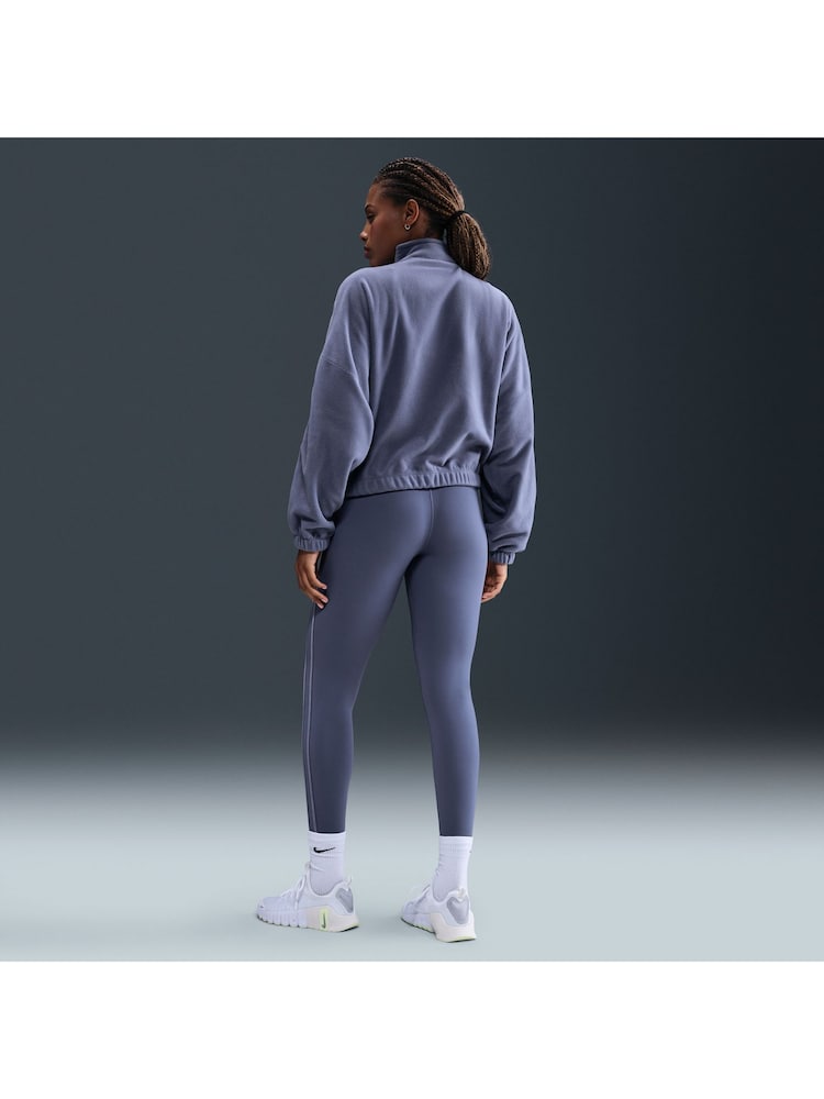Nike World Indigo Blue One Half Zip Polar Fleece - Image 2 of 5
