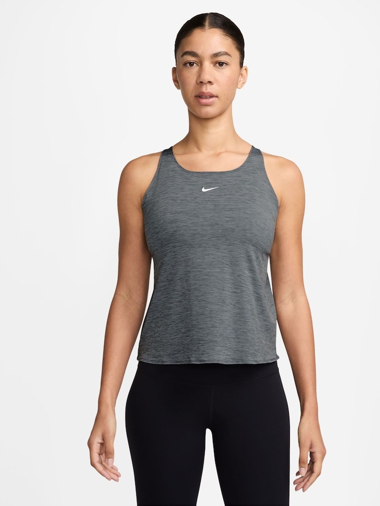 Nike Smoke Grey Pro Dri-FIT Tank Vest Top - Image 1 of 3