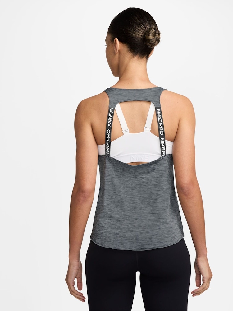 Nike Smoke Grey Pro Dri-FIT Tank Vest Top - Image 2 of 3