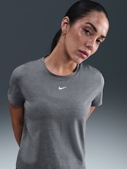 Nike Smoke Grey One Classic Dri-FIT Short Sleeve Top - Image 3 of 5