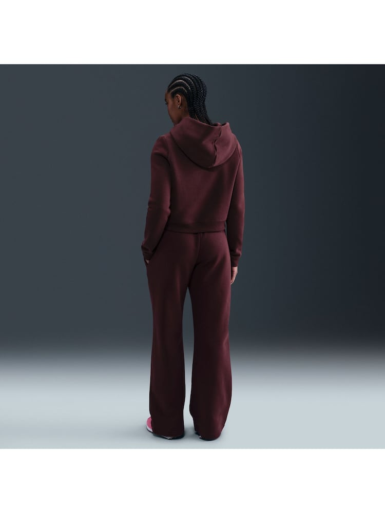 Nike Red Sportswear Phoenix Fleece Straight Leg Joggers - Image 2 of 5