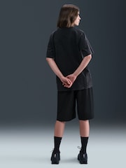 Nike Black Oversized Graphic Print Logo T-Shirt - Image 2 of 5
