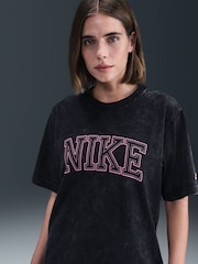 Nike Black Oversized Graphic Print Logo T-Shirt - Image 3 of 5
