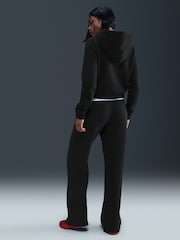 Nike Black Sportswear Phoenix Fleece Straight Leg Joggers - Image 3 of 5
