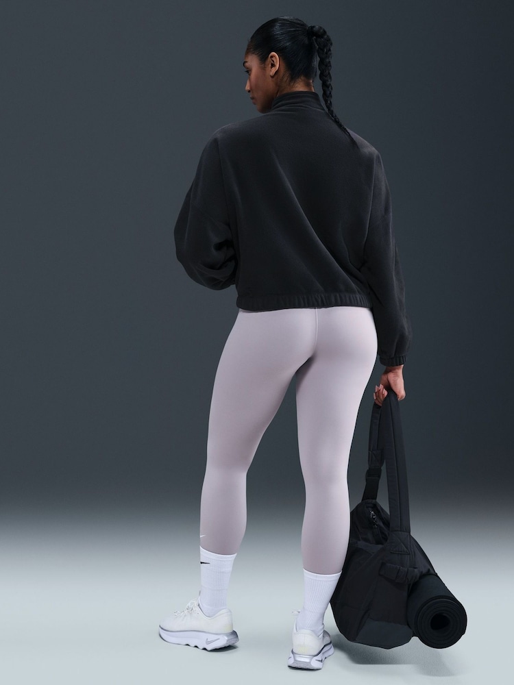 Nike Black One Half Zip Polar Fleece - Image 2 of 5