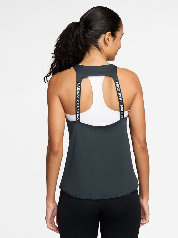 Nike Dark Seaweed Green Pro Dri-FIT Tank Vest Top - Image 2 of 3