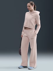 Nike Pink Silt Sportswear Phoenix Fleece Straight Leg Joggers - Image 1 of 5