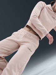Nike Pink Silt Sportswear Phoenix Fleece Straight Leg Joggers - Image 4 of 5