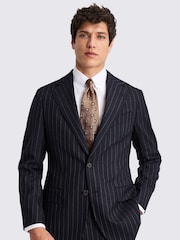 MOSS Blue Italian Tailored Fit Stripe Jacket - Image 1 of 5