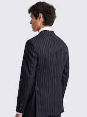MOSS Blue Italian Tailored Fit Stripe Jacket - Image 2 of 5