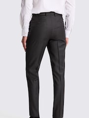 MOSS v lepo prilegajočem se kroju; lepo ukrojen Fit Charcoal Twill hlače - Slika 2 iz 3