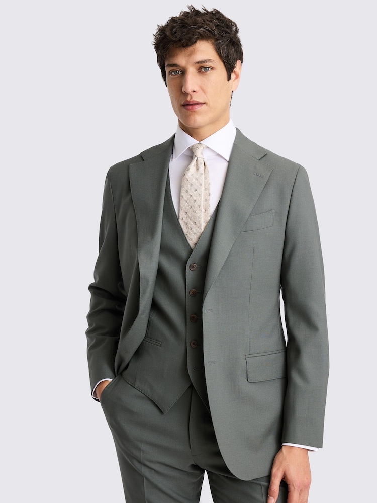 MOSS Green Tailored Fit Italian Jacket - Image 1 of 5