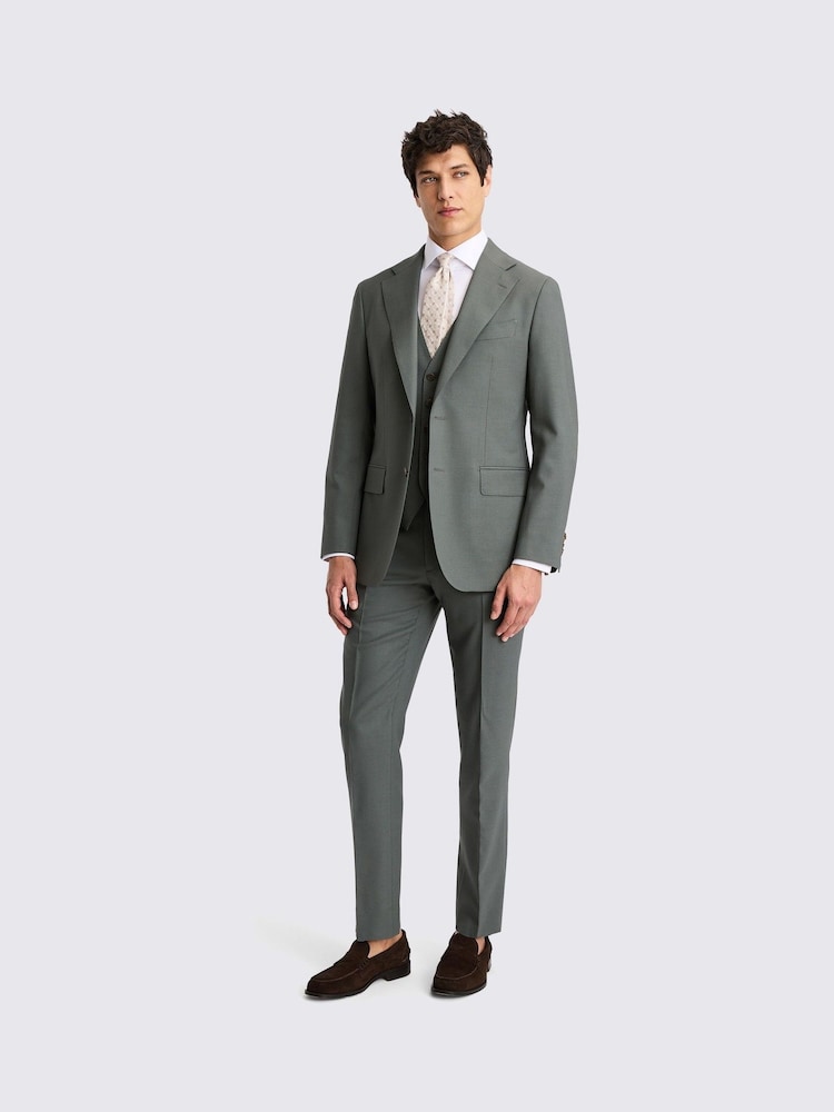 MOSS Green Tailored Fit Italian Jacket - Image 2 of 5