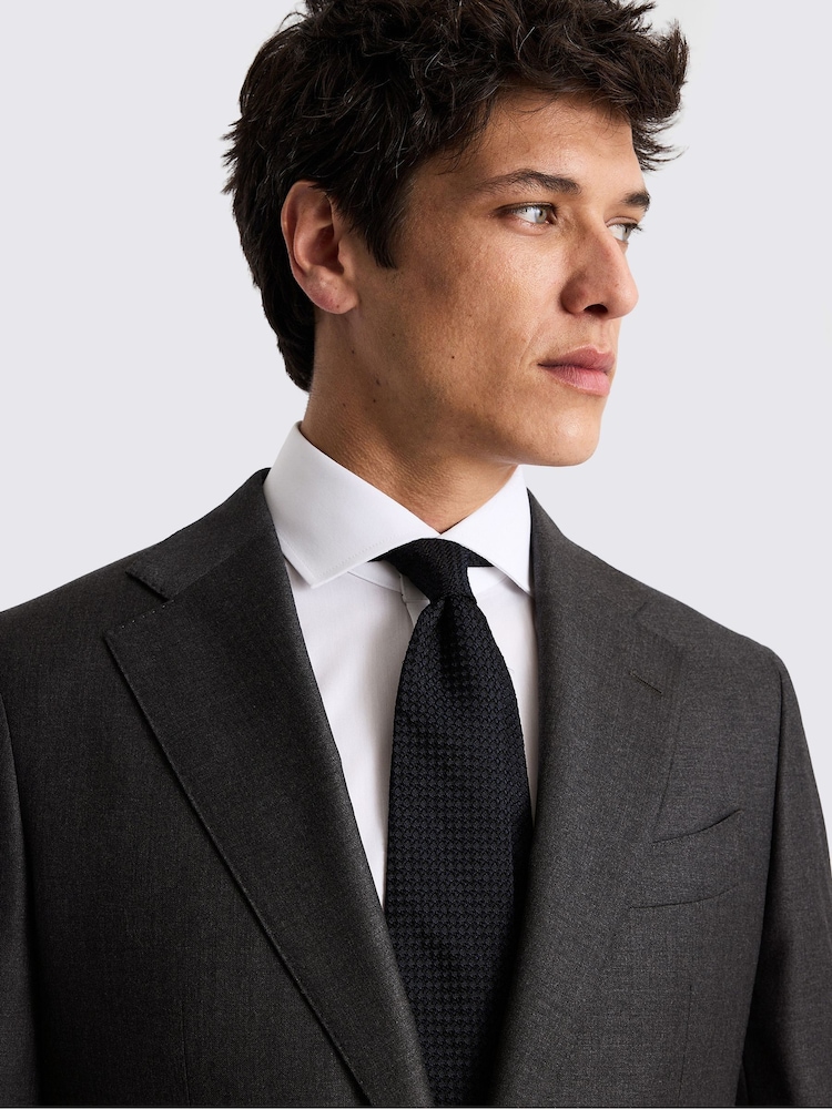 MOSS Grey Italian Tailored Fit Twill Jacket - Image 4 of 4