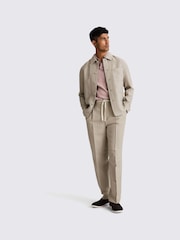MOSS Wool Linen 3 Pocket Shacket - Image 3 of 5