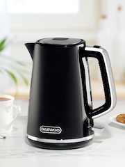 Daewoo Black Stirling 1.7L 3Kw Jug Kettle - Image 1 of 4