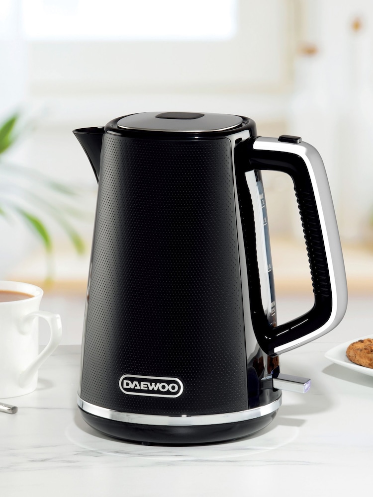 Daewoo Black Stirling 1.7L 3Kw Jug Kettle - Image 1 of 4