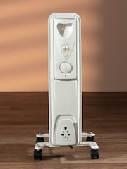 Daewoo White 1500 Watts White Oil Heater - Image 2 of 4