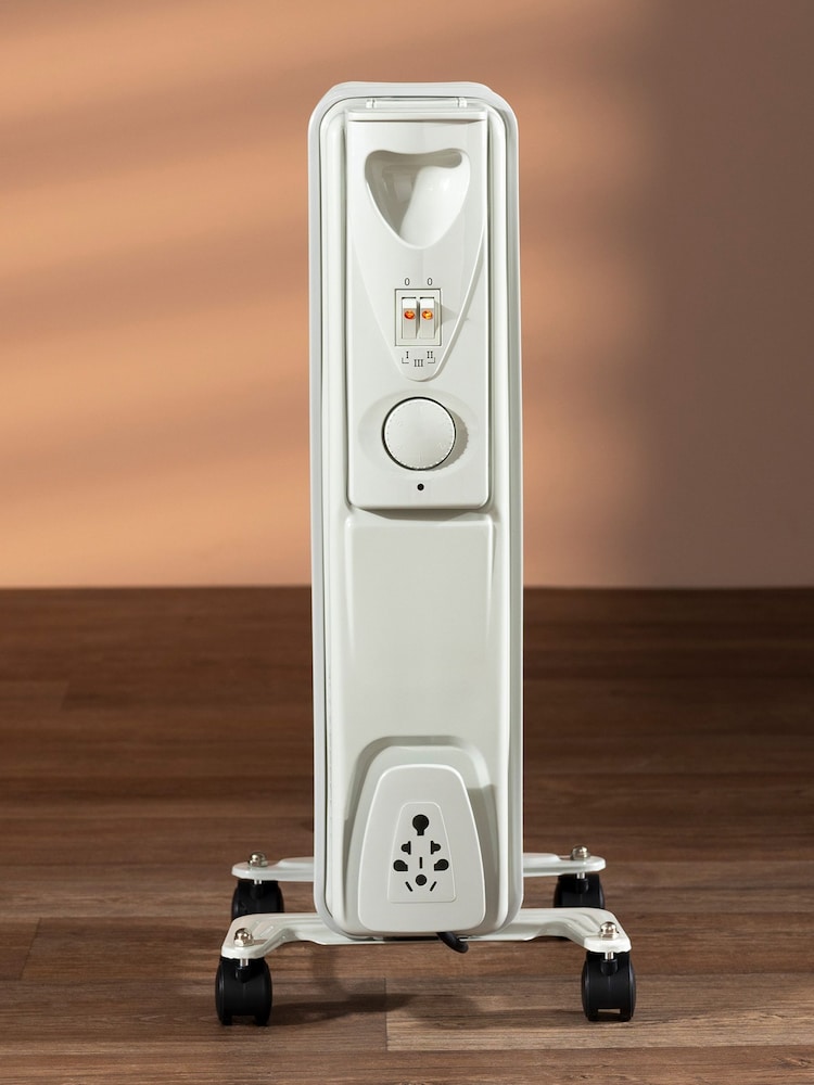 Daewoo White 1500 Watts White Oil Heater - Image 2 of 4