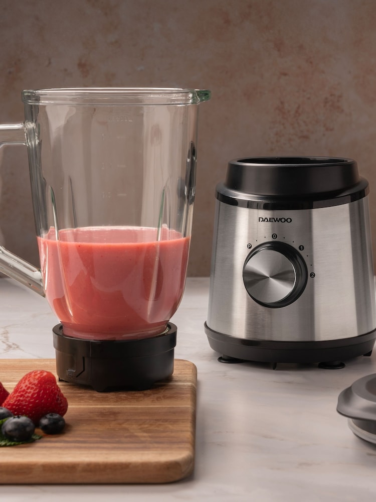 Daewoo Stainless Steel 800W Stainless Steel Jug Blender & Grinder Set - Image 2 of 5