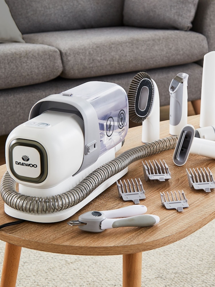 Daewoo Grey and Green Perfect Pet Grooming Vacuum Cleaner And Grooming Set - Image 1 of 6