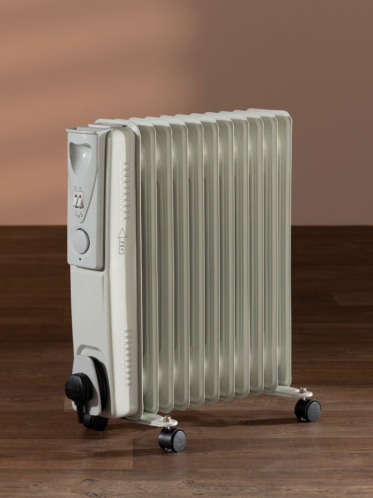 Daewoo White 2500W Oil Filled Radiator - Image 1 of 4