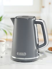 Daewoo Grey Stirling 1.7L 3Kw Jug Kettle - Image 1 of 4
