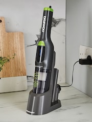 Daewoo Grey and Green Cyclone Compact Lyte 7.4V Handheld Vacuum Cleaner - Image 1 of 6