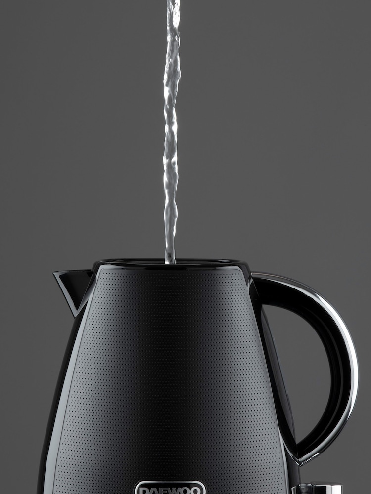 Daewoo Black Stirling 1.7L 3Kw Pyramid Kettle - Image 2 of 4