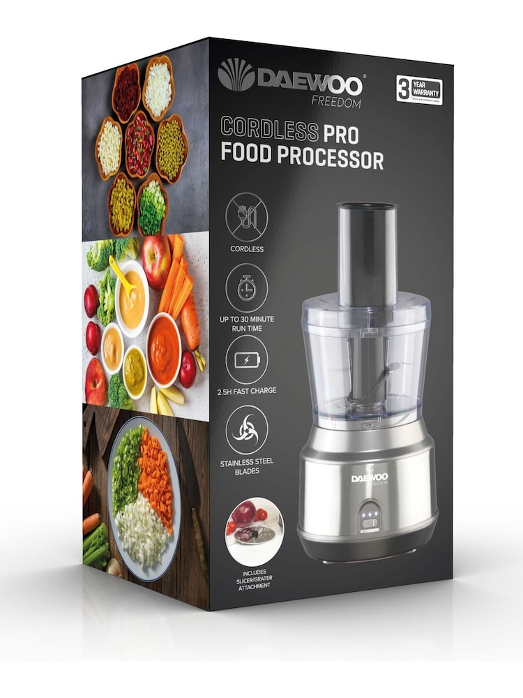 Daewoo Black Cordless Pro Food Processor - Image 4 of 4