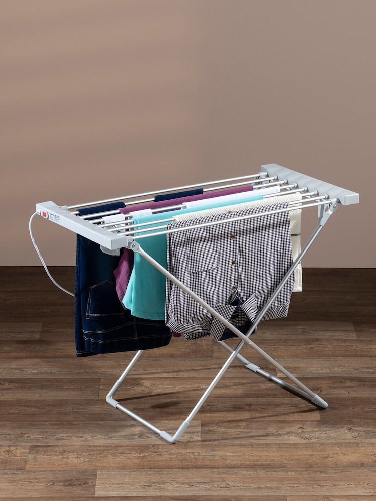 Daewoo Grey Heated Clothes Airer - Image 1 of 3