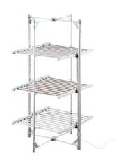 Daewoo Silver 3 Tier Heated Clothes Airer - Image 2 of 2