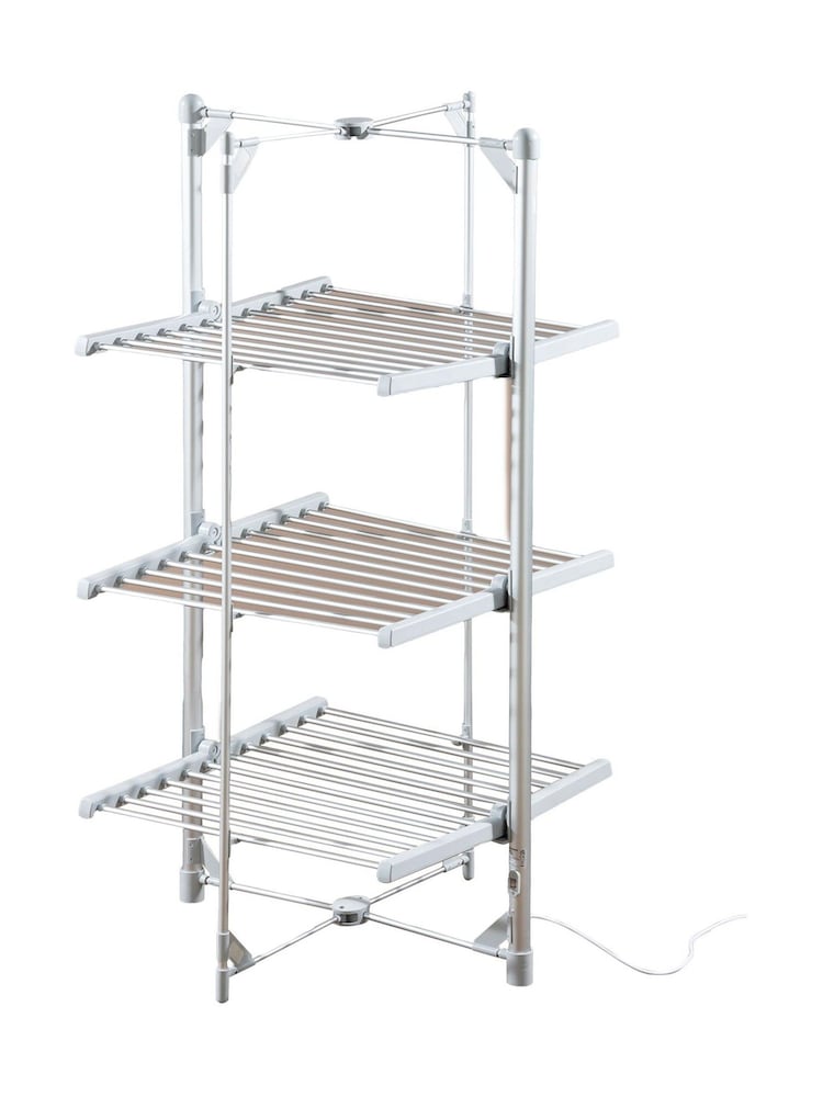 Daewoo Silver 3 Tier Heated Clothes Airer - Image 2 of 2