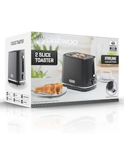 Daewoo Black Stirling 2 Slice Toaster - Image 4 of 4